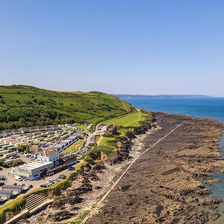 'Hartland Caravan' With Sea Views Bideford Exteriör bild